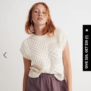 Madewell sweater vest